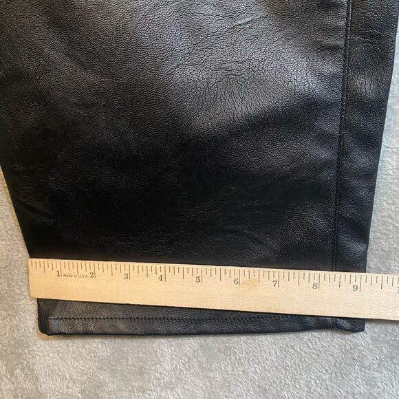 Good American Faux Leather Pants Size 10/30 Fairy Grunge Edgy Glam Going Out - Picture 10 of 14